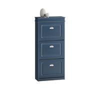 SoBuy Zapatero Estrecho con 3 Puertas 53x24x118cm para Recibidor