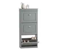 SoBuy Zapatero Estrecho con 3 Solapas 53x24x117cm para recibidor