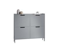 SoBuy Zapatero Estrecho con 4 Solapas 100x19x91cm para Recibidor
