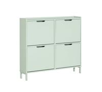 SoBuy Zapatero Estrecho con 4 Solapas 100x19x91cm para Recibidor