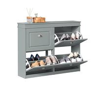 SoBuy Zapatero Estrecho con 4 Solapas 105x24x83cm para recibidor