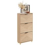 SoBuy Zapatero Estrecho Madera 24 cm para Entrada