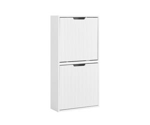 Sobuy zapatero - ultrafino, 19 cm de fondo, montaje vertical/horizontal, blanco, 50 x 19 x 100 cm, fsr204-w 19 cm