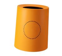 Socobeta Bote de Basura de Cocina Bote de Basura Minimalista de Color Naranja Brillante para el Hogar y la Oficina Capacidad de Plástico de 11 Litros