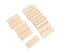 Socobeta Juego de Espigas de dominó de Madera, 50 Uds., Bloque de Clavija Multifuncional de Alta Resistencia para Ensamblaje de Muebles de Carpintería, 8x22x50mm