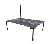 Socobeta Mesa de Camping Durable Acero Al Carbono Plegable Multifuncional para Barbacoa Al Aire 1 Unidad