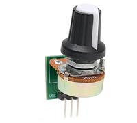 Socobeta Módulo de Potenciómetro de 10K para Control de único, Resistencia Ajustable de 0 a 5V, Salida de Voltaje Analógico para Proyectos de Bricolaje