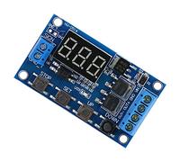 Socobeta Módulo de Temporizador, Capacidad de Salida de Alta Potencia Funcionamiento Silencioso y Libre Módulo de Temporizador Ajustable para Control de Tira de Luz de Motor de