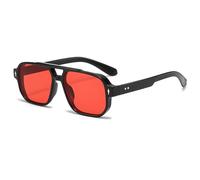 sodeber Gafas de con para niñas, montura rectangular, gafas para adolescentes, tendencia hiphop, gafas de para fiestas en discotecas, para y adolescentes, cuadradas para mujeres, cuadradas