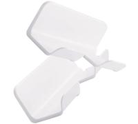 SOESFOUFU 2piezas Soporte de Pared para Secador de Pelo Organizador de Baño Fácil de Instalar con Ranura para Cable Compatible Mayoría de Secadores Almacenamiento Práctico y Ahorro