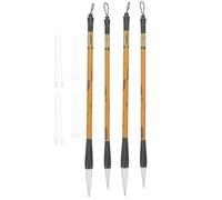 SOESFOUFU 4 pinceles de caligrafía china - Pinceles de tinta para pintura, escritura y acuarela para kanji, sumi japonés y dibujo - Regalo para principiantes en casa o en la escuela