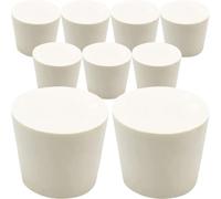 SOESFOUFU 9 Piezas Tapón de Goma para Fermentación de Botella, Beige