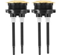 SOESFOUFU Botón Doble Pulsador de Inodoro 5.39X2.36X2.36 Pulgadas Accesorio para Tanque Redondo Fácil Instalación y Desmontaje para Baño Doméstico