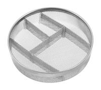SOESFOUFU Cestas limpiadoras de Joyas: Cesta de Limpieza de Acero Inoxidable de 5 Compartimentos, Bandeja organizadora de Malla para remojo de Joyas y Relojes, Ideal para el Almacenamiento de Piezas