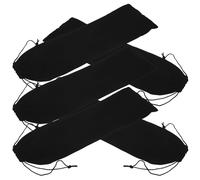 SOESFOUFU Estuche de Viaje para Rizador de Pelo 5 Unidades 12x38,5 Cm Bolsa de Terciopelo para Herramientas de Cabello Portátil Resistente Adecuado para Viajes y Uso Diario
