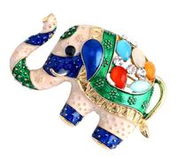 SOESFOUFU Pin Decorativo de Elefante de Aleación Elegante para Mujer, y Cómodo Adecuado para Vacaciones y Navidad