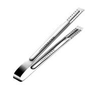 SOESFOUFU Pinzas de Acero Inoxidable para Barbacoa Diseño Ergonómico y Antideslizante, Ideales para Buffet y Bodas, para Bagels y Frutas