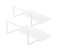 SOESFOUFU Tope Antideslizante para Colchón y Sofá 2 Unidades, Barra Metálica Ajustable de Color Claro para Cama, Soporte Fijo para Evitar Deslizamientos, Compatible con Marcos y Camas