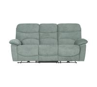 Sofá 3 plazas 2 asientos relax eléctricos esprit verde - conforama