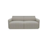 Sofá 3 plazas deslizante modena tela 2 color beige