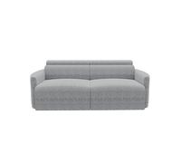 Sofá 3 plazas deslizante modena tela 2 color gris