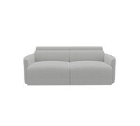 Sofá 3 plazas deslizante modena tela 2 color gris claro