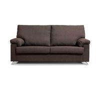 Sofá 3 plazas matis color marrón - conforama