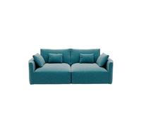 Sofá 3 plazas milano tela 1 color turquesa