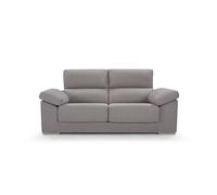 Sofá 3 plazas noemi color gris claro - conforama