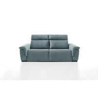 Sofá 3 plazas xl relax eléctrico adria ii color azul
