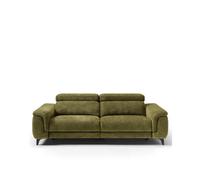 Sofá 3 plazas xl relax eléctrico eos verde