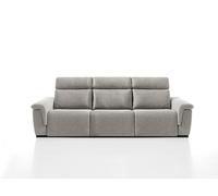 Sofá 4 plazas relax eléctrico adria ii color gris claro