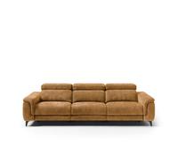 Sofá 4 plazas relax eléctrico eos color mostaza
