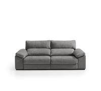 Sofá 4 plazas xxl hiba color gris oscuro