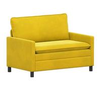 vidaXL Sofá 126 x 81 x 87,5 cm Terciopelo Multicolor Amarillo