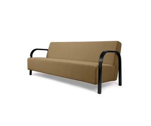 Sofá ARCH para 3 Personas cuadrado/Vidar 333/ Roble Negro