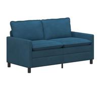 vidaXL Sofá 156 x 81 x 87,5 cm Terciopelo Multicolor Azul