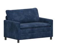 vidaXL Sofá 126 x 81 x 87,5 cm Poliéster Multicolor Azul marino