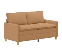 vidaXL Sofá 156 x 81 x 87,5 cm Tela Multicolor Beige