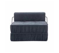Sofá cama 1 plaza - multifuncional, abatible, futón, sofá convertible - gris