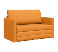 Sofá Cama 110cm Amarillo Oscuro Tela Vidaxl