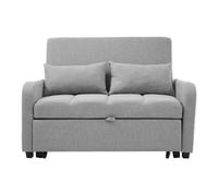 Sofá cama 2 plazas - reclinable y multifuncional, ideal apartamentos y estudiantes - antique gray