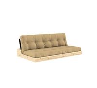 Sofá cama Base Negro Noche/758 Beige Beige
