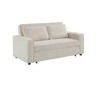 Sofá Cama Borreguito, 2 Plazas, Crema