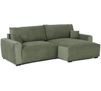 Sofá-cama chaise longue budwing lauren verde bosque - 4 plazas - 269x158x96 cm