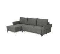 Sofá-cama chaise longue budwing toby gris volcán - 4 plazas - 260,5x156x92 cm