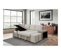 Sofa Cama Chaise Longue Stacy 250cm Negro, Chaise Izquierdo Black 3,6,7