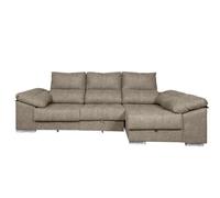 Sofa cama chaise longue yago 275cm. reclinable, con arcon +2 pufs
