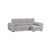 Sofá cama chaiselongue cama distinción gris derecha