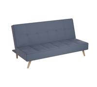 Sofá cama clic clac tipo libro de 3 plazas modelo berlin, diseño moderno, práctico y funcional, gris